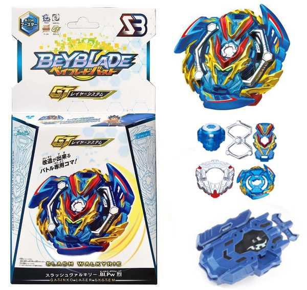 Хвилька Beyblade Slash Valkyrie B134 Бейблейд Слеш Волтраек В6 B-134 з двостороннім запуском на мотузці