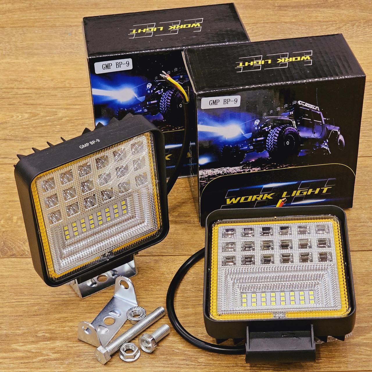 Фара LED квалратна робоча 126W 42MM