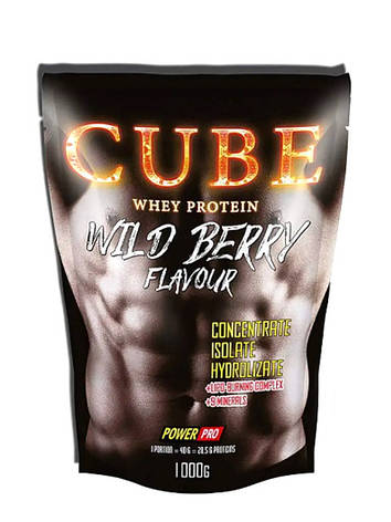 Протеїн CUBE Whey Protein Power Pro 1 кг кокос, фото 2