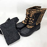 Чоловіче взуття робочі черевики Розмір 42 (28см) | Військові чоботи зимові Чоловічі IJ-880 робочі черевики, фото 5