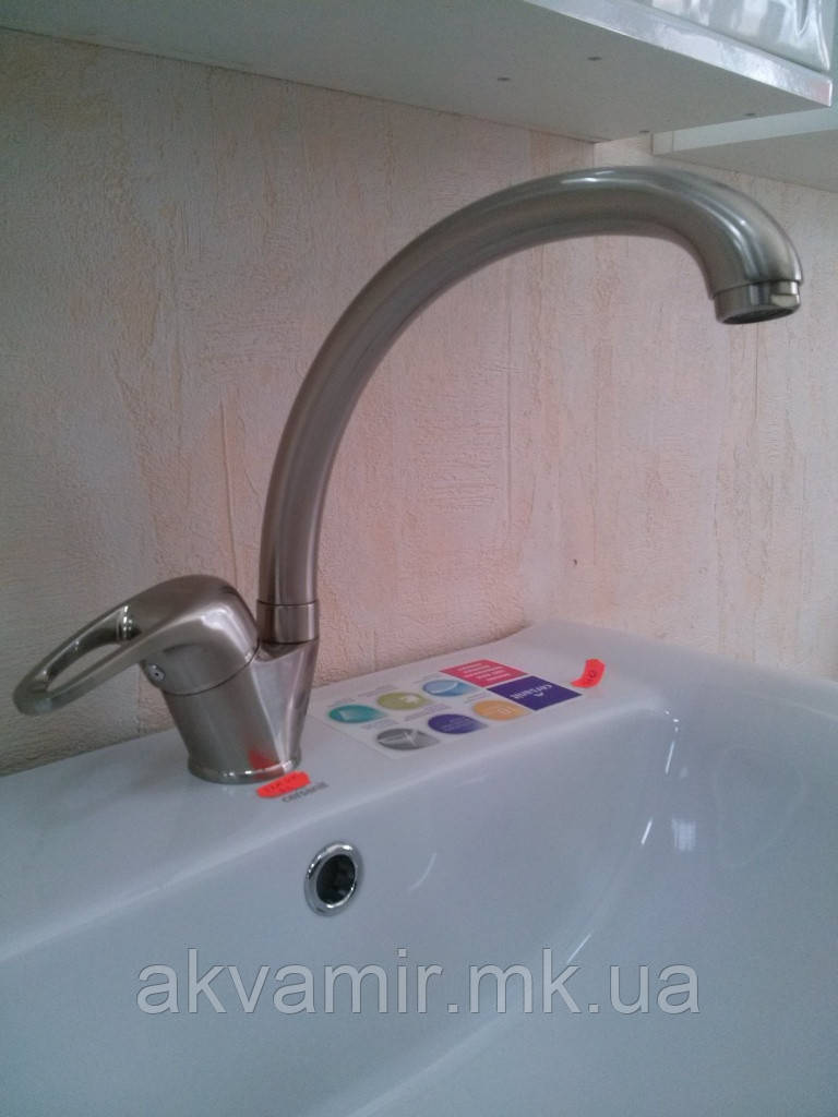 Змішувач для кухні Fabiano FKM 34 INOX (нерж. сталь)