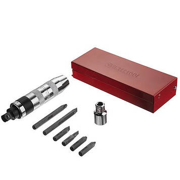 Викрутка ударна Prof. з комплектом насадок INTERTOOL HT-0431