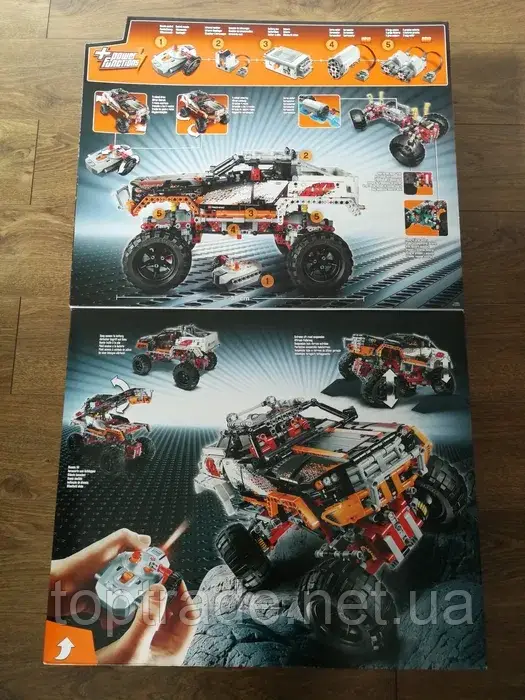 Lego technic remote control hotsell 4x4 crawler jeep 9398