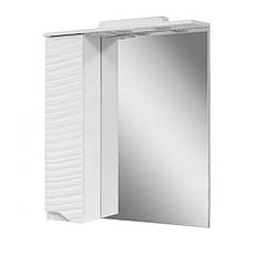 Дзеркало "Атланта 70" з шафкою, біле для ванної кімнати