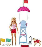 Игровой набор кукла Барби Спасатель Barbie Doll Lifeguard GTX69
