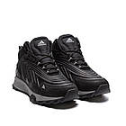 Чоловічі зимові шкіряні черевики Adidas Originals Ozelia Black, фото 3