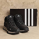 Чоловічі зимові шкіряні черевики Adidas Originals Ozelia Black, фото 7