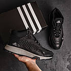 Чоловічі зимові шкіряні черевики Adidas Originals Ozelia Black, фото 9