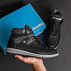 Чоловічі зимові шкіряні черевики BARZONI Black Flotar, фото 8