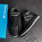 Чоловічі зимові шкіряні черевики BARZONI Black Flotar, фото 10