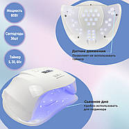 Стартовий набір для манікюру гель лаком (Машинка Фрезер манікюрний ZS-603 65Вт, 45000об. + Лампа для нігтів Sun X 80 Вт.), фото 3