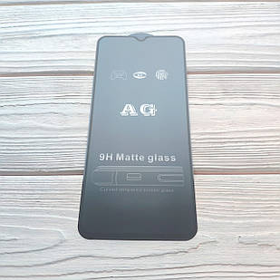 Захисне скло AG Matte Full Glue для Samsung Galaxy A14/A145F Матове Чорне