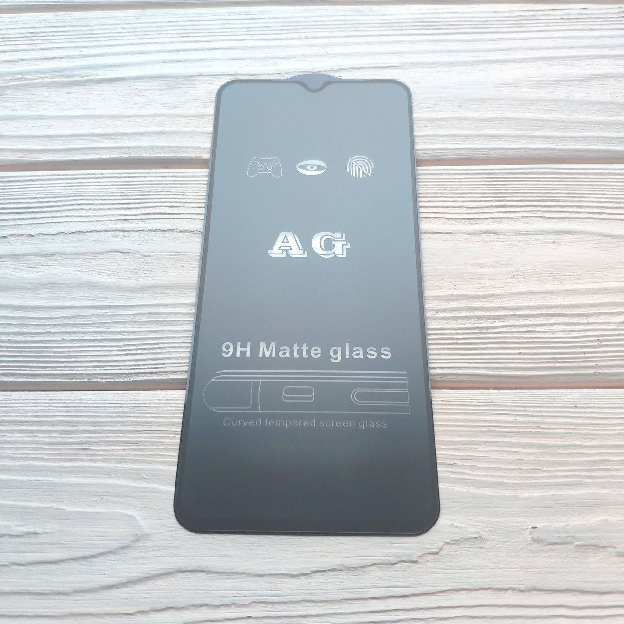 Захисне скло AG Matte Full Glue для Samsung Galaxy A14/A145F Матове Чорне