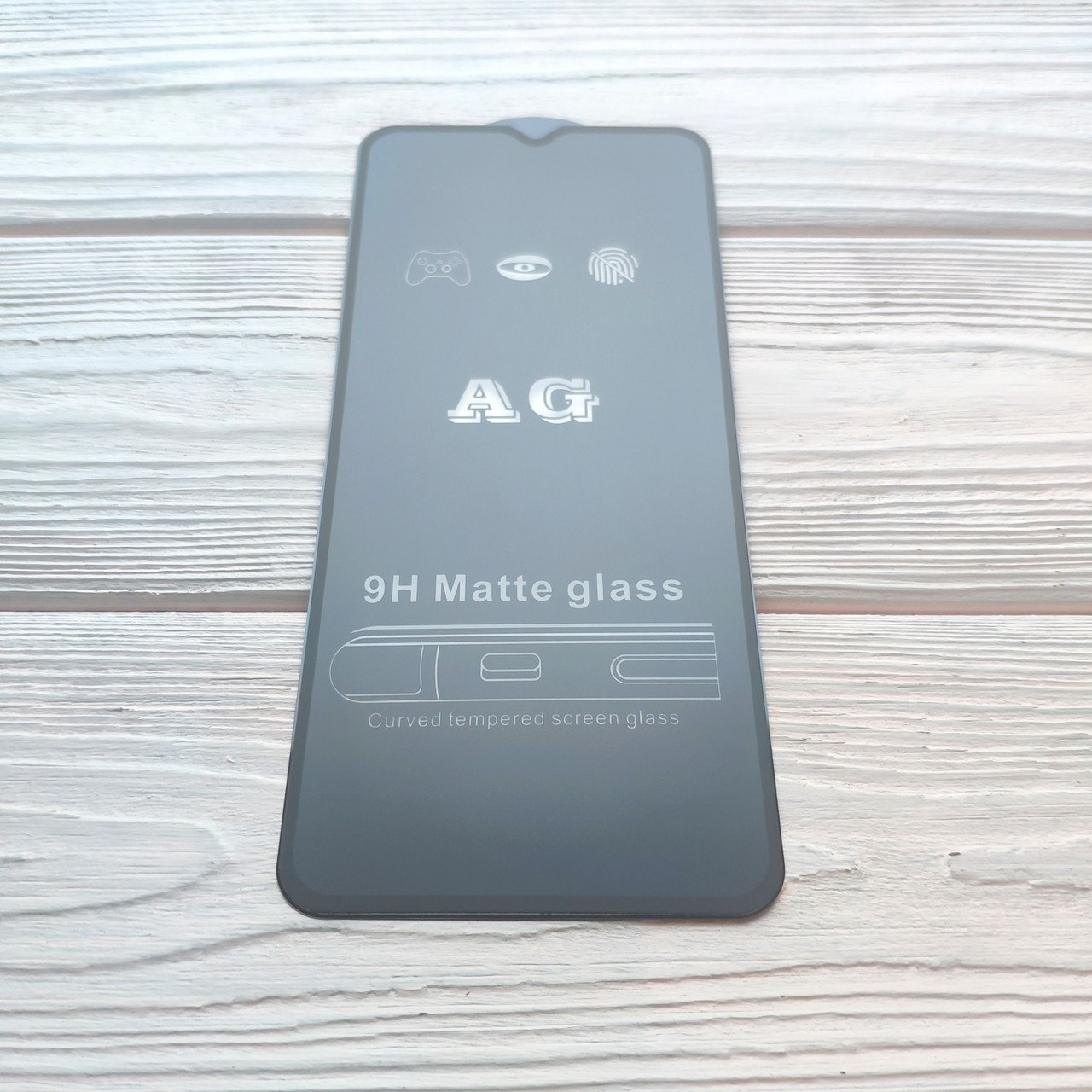 Захисне скло AG Matte Full Glue для Samsung Galaxy A23 2022 / A235 Матове Чорне