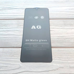 Захисне скло AG Matte Full Glue для Samsung Galaxy A33 5G / A336 Матове Чорне