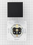 Розетка з/з з кришкою ПБТ LEZARD VESNA чорна (10 шт./120 шт.) (без рамки), фото 5