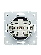 Розетка б/з ПБТ LEZARD VESNA чорна (10 шт./120 шт.) (без рамки), фото 3