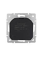 Розетка с/з + USB LEZARD VESNA чорна (10 шт./120 шт.) (без рамки), фото 3