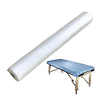 Простирадло на кушетку одноразова в рулоні Еко-лайн, біла, 0.8*100 м