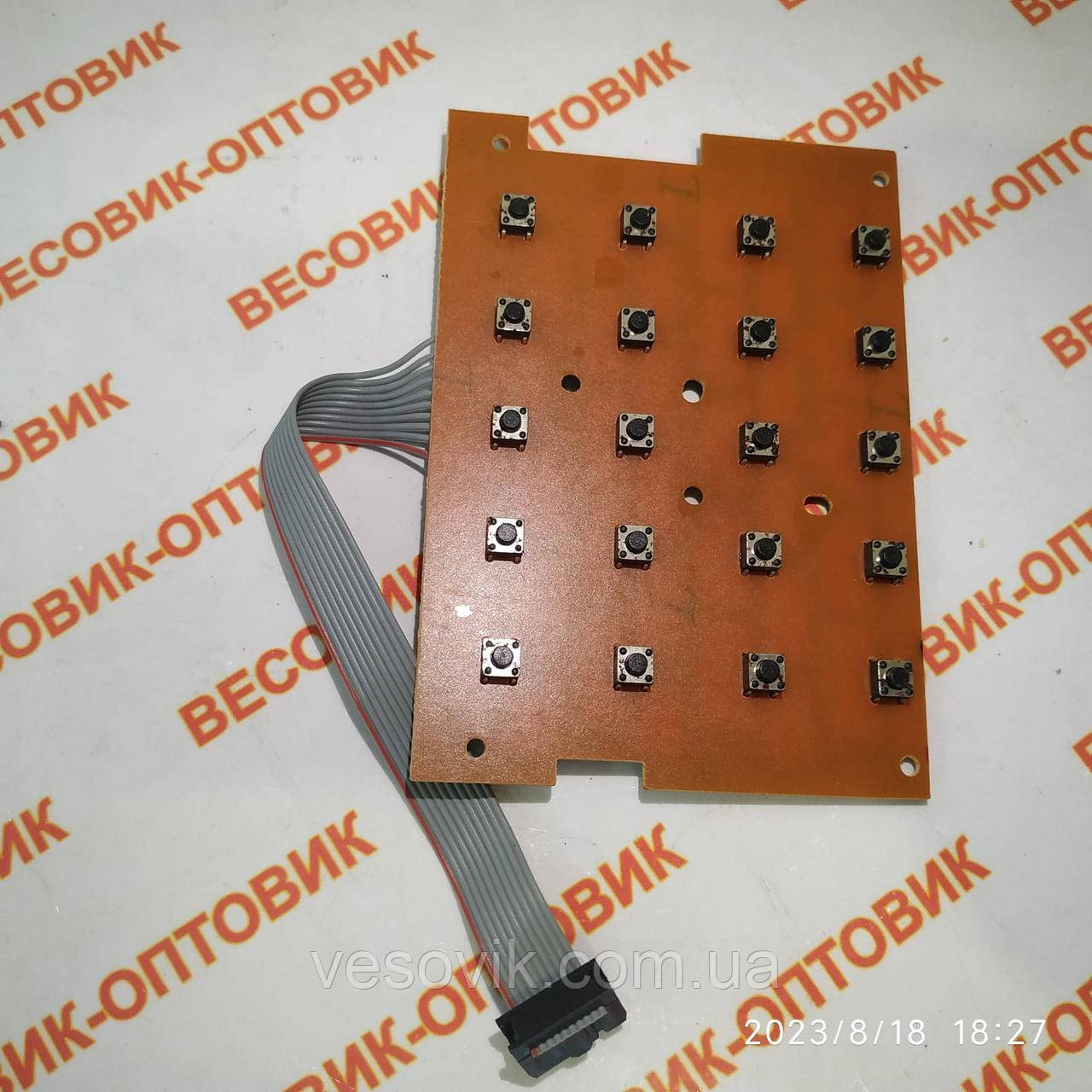Кнопки LT-4553 для ваг Олімп. Опера 100-600 кг тощо. Розмір 84х119мм