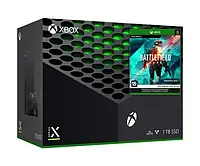 Стационарная игровая приставка Microsoft Xbox Series X + Игра Battlefield 2042 Xbox Series RRT-00010