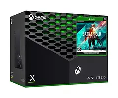 Стаціонарна ігрова приставка Microsoft Xbox Series X + Гра Battlefield 2042 Xbox Series RRT-00010