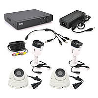 Комплект видеонаблюдения Outdoor/Indoor AHD 013-4-5MP PiPo+ GreenWave ( Xmeye )