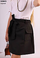 Спідниця дитяча "Лілія", розмір 140, чорна.