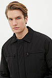 Демісезонна чоловіча куртка Finn Flare FBC23007-200 чорна L, фото 5