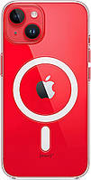 Оригинальный прозрачный чехол Apple Clear Case MagSafe MPU13RM/A для Iphone 14 (6.1") Clear