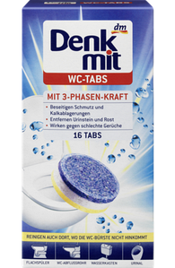 Таблетки для очищення унітазу Denkmit WC-Reiniger Tabs, 16 St