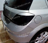 Вії на Opel Astra H (накладки на задні фари Опель Астра H), фото 2