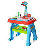 Дитячий мольберт проєктор AK 0005, столик зі стільчиком, фото 5