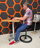 Стул седло для активного сидения Backapp Smart Nordic Wool, Сидение из шерсти