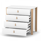 Комод Верес 900 Монако біло-буковий, фото 4