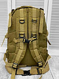 Рюкзак тактичний рейдовий Strangh Knight, об`єм 40л, модель 3D. Піщаний, фото 8