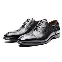 Чоловічі туфлі оксфорди Блекберн TANNER 44 Чорні DR, код: 2630721