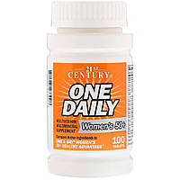 Ежедневные мультивитамины и минералы для женщин 50+ 21st Century One Daily 100 таблеток (CEN2 QM, код: 1826942