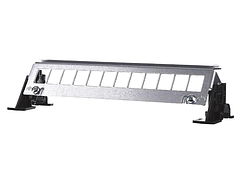 Патч-панель 12-кратна під модулі Keystone, з тримачами, VOLTA FZ12MK Hager, бокс Хагер, щит мультимедійний