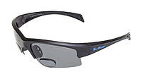 Окуляри біфокальні поляризаційні BluWater Bifocal-2 (+3.0) Polarized (gray) (чорна біфокальна лінза з