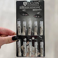 Клей для наращивания ресниц Salon professional 10 шт по 1г ( прозрачный)