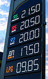 Комплект електронних інформаційних табло для автозаправок "PS2-320S" (висота символу 320 мм), фото 3