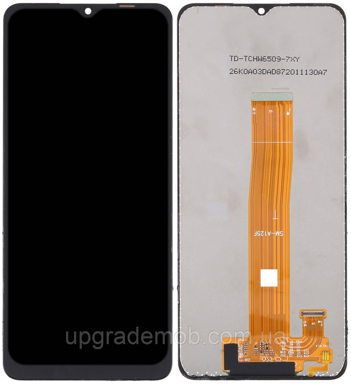 Дисплей модуль тачскрин Samsung A125 Galaxy A12 /A127 /A022 /A326 /M127 чорний універсальна версія