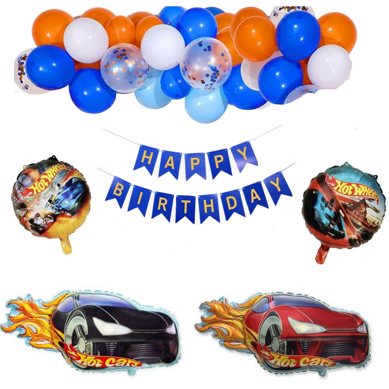 Фотозона з кульок Hot Wheels | Для хлопчика