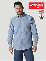 Чоловіча джинсова сорочка Wrangler® Rugged Wear /100% бавовна/ Оригінал зі США