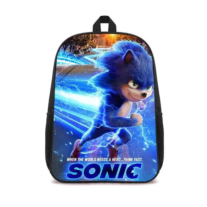 Рюкзак для школярів із принтом Супер Сонік Super Sonic, фото 1