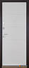 Двері вхідні, квартирні ABWEHR. Модель 188 LEAVINA Колір Венге Сірий Горизонт/Білий, фото 6