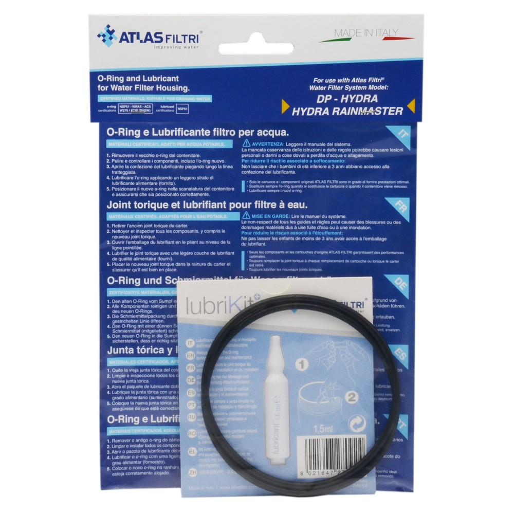 Кільця ущільнювальні для фільтра води Atlas Filtri DP EPDM (83.4x3.53 мм) зі змазкою RE9020676, фото 1