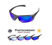 Окуляри фотохромні (захисні) Global Vision Hercules-7 Photochromic Anti-Fog (G-Tech blue), фотохромні