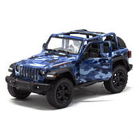 Машинка KINSMART "Jeep. Wrangler camo edition" (синий) [tsi130641-ТSІ]